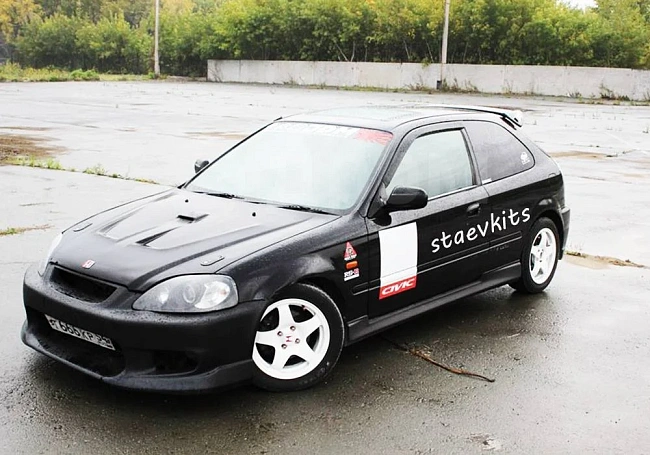 картинка Комплект обвесов C-West для Honda Civic Ek магазин  StreetTuning 