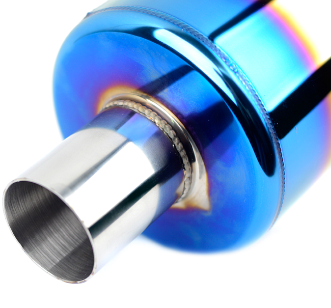 картинка Прямоточная банка HKS Style серии Jasma, с напылением D - 63 x 101 мм L - 560 мм магазин  StreetTuning 