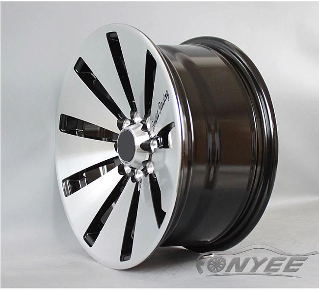 картинка Новые диски Borbet racing R15 4х100-108 J7 ET15 серебро + черный глянец магазин  StreetTuning 