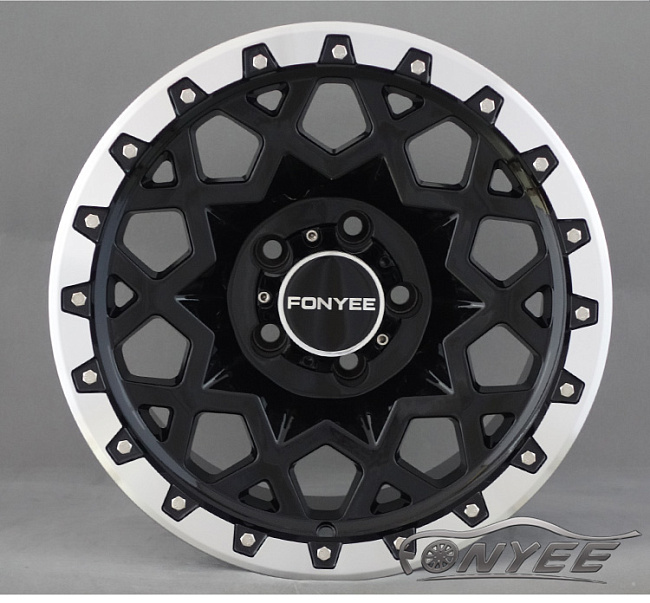 картинка Новые диски Black Rhino Sprocket R17 6X114,3 ET0 J8,5 черный + серебро магазин  StreetTuning 