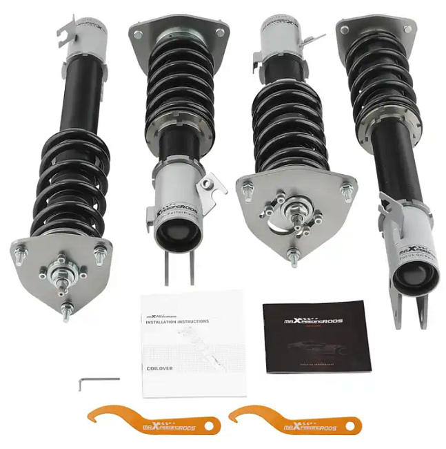 картинка Винтовая подвеска койловеры Maxpeedingrods для Subaru Impreza 2000-07 магазин  StreetTuning 