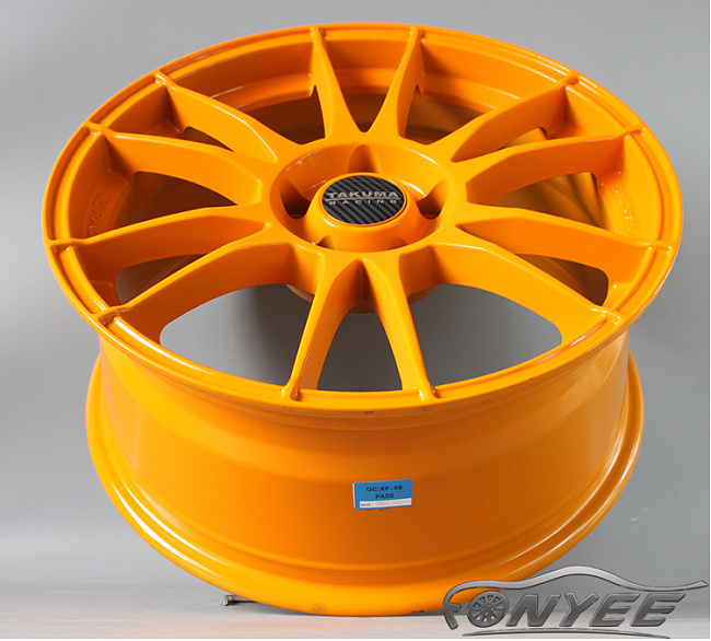 картинка Новые диски TAKUMA RLN R18 5X114,3 ET40 J8 оранжевый глянец магазин  StreetTuning 