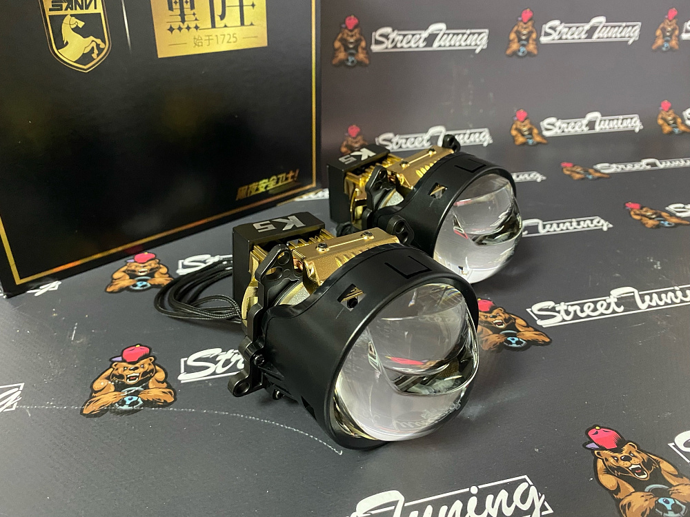 картинка Светодиодные линзы Sanvi K5 LASER - 3 дюйма от магазина  StreetTuning