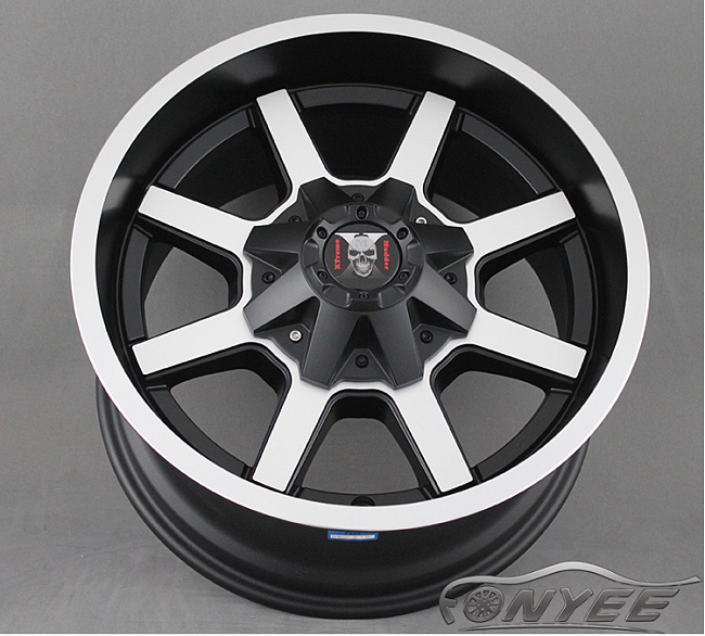 картинка Новые диски Mudder Xtreme XM-304 R17 5x114,3/127 ET0 J9 серебро + черный мат магазин  StreetTuning 