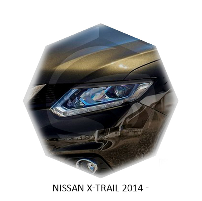 картинка Реснички на фары для  NISSAN X-TRAIL 2014г- магазин  StreetTuning 