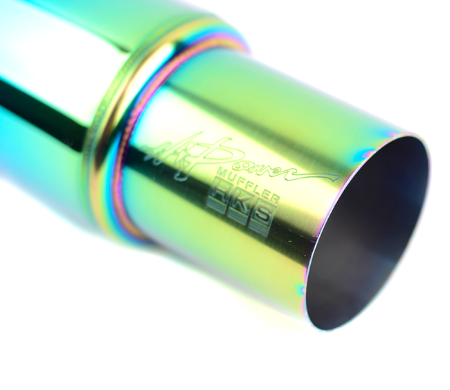 картинка Прямоточная банка HKS Style серии Jasma, обожженная D - 51 x 89 мм L - 520 мм магазин  StreetTuning 