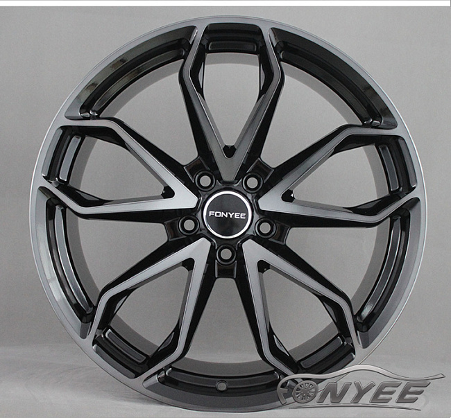 картинка Новые диски HRE S201 Replika R19 5X120 ET35 J8,5, черные + серебро магазин  StreetTuning 