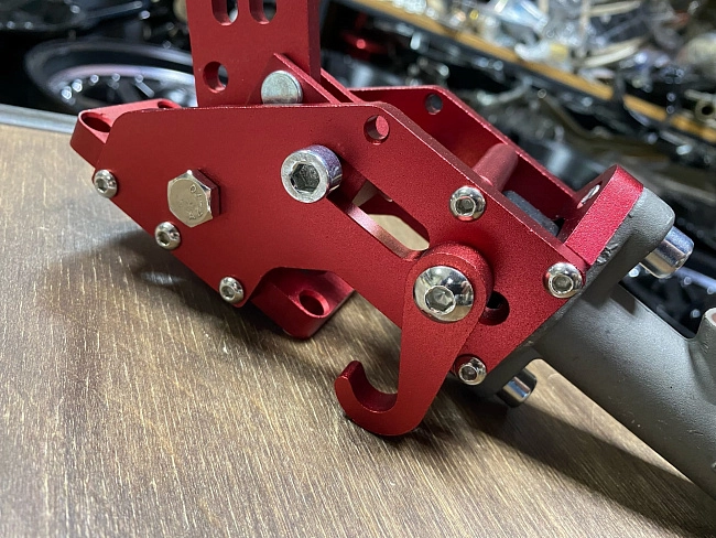 картинка Гидравлический ручник для дрифта Epman,с регулировкой длины , красный. магазин  StreetTuning 