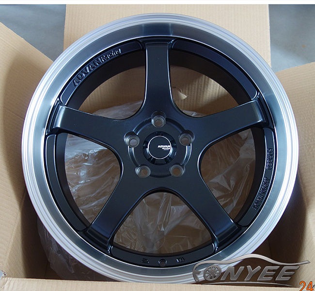 картинка Новые диски Advan GT R19 5x120 ET30 J8,5 черные магазин  StreetTuning 