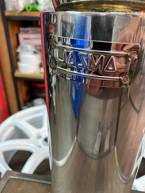 картинка Прямоточная банка HKS Style серии Jasma,D-63x114 мм с напылением магазин  StreetTuning 