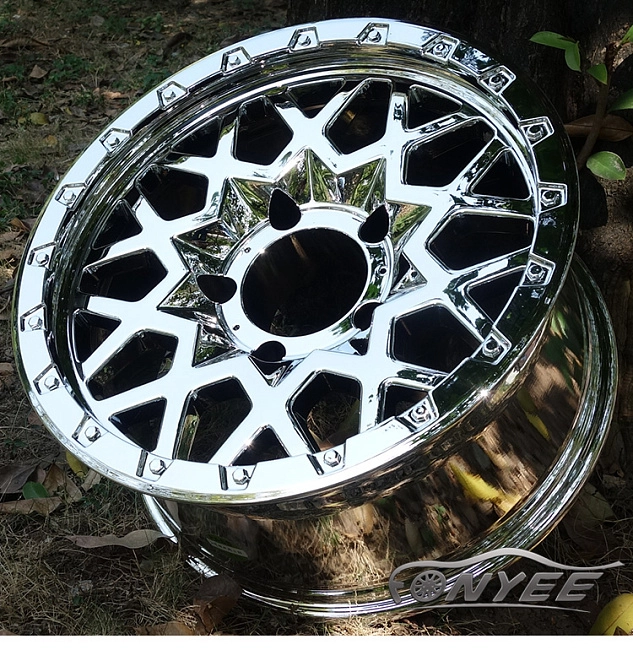 картинка Новые диски Black Rhino Sprocket R17 5X150 ET-25 J8,5 хром магазин  StreetTuning 