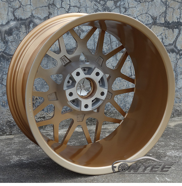 картинка Новые диски BMW AG MGT R18 5x120 ET30 J8,5 золото + серебро магазин  StreetTuning 