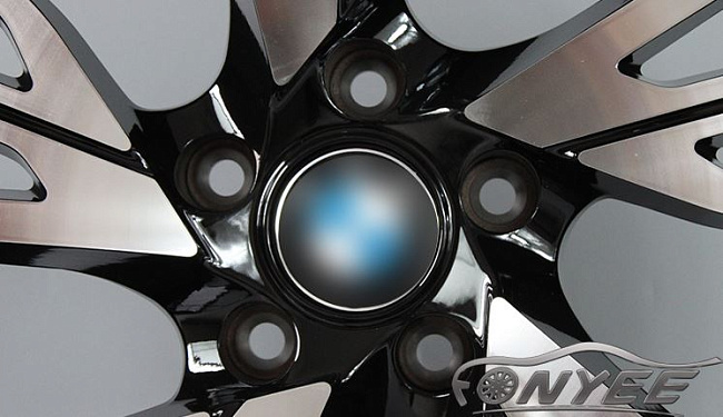 картинка Новые диски Bmw i8 oem R19 5X120 ET34 J9,5 черный глянец + серебро магазин  StreetTuning 