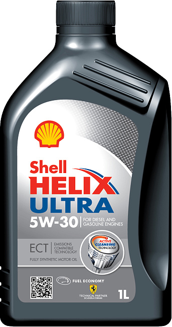 картинка Синтетическое моторное масло Shell Helix Ultra Extra / ECT 5W-30 - 1л магазин  StreetTuning 