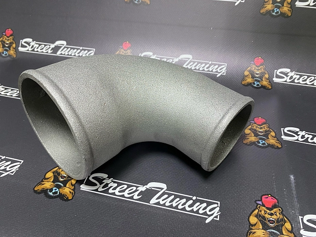 картинка Отвод алюминиевый приварной 90 гр 76 - 102 мм магазин  StreetTuning 