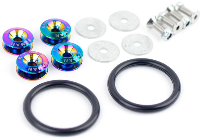 картинка Фиксатор-подтяжка обвесов Epman , цвет неохром магазин  StreetTuning 