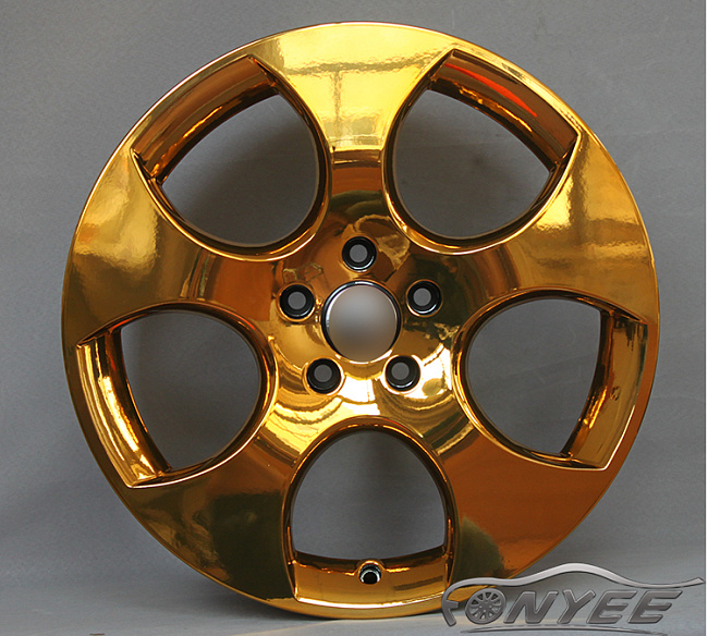 картинка Новые диски Volkswagen 5х112 ET45 J7,5 хром золото магазин  StreetTuning 