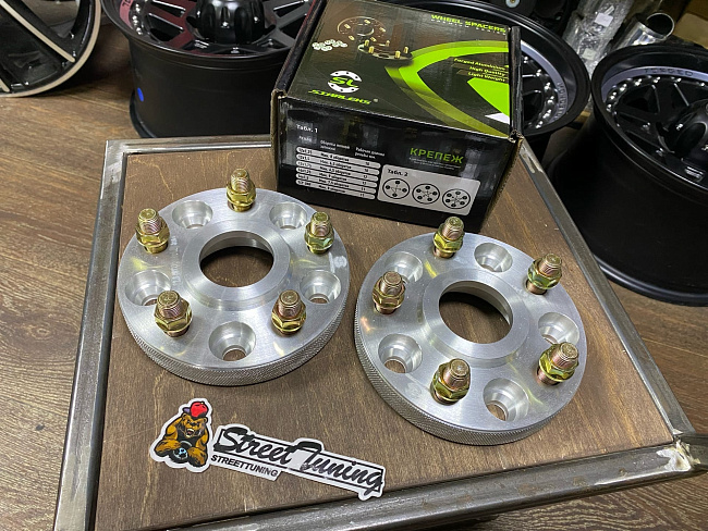 картинка Проставка Starleks 25 мм 5x120, шпилька 14x1.5 цо 72,6 - РФ магазин  StreetTuning 