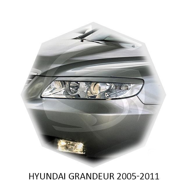 картинка Реснички на фары для  HYUNDAI GRANDEUR 2005-2011г магазин  StreetTuning 