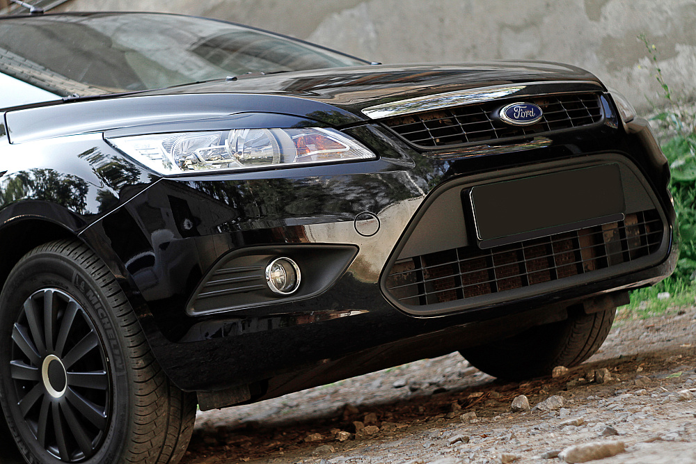 картинка Ford Focus II 2008—2010 Накладки на передние фары (реснички) компл.-2 шт. от магазина  StreetTuning