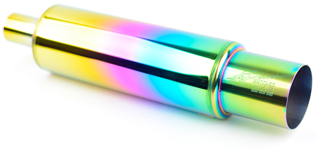 картинка Прямоточная банка HKS Style серии Jasma, обожженная D - 51 x 101 мм L - 520 мм магазин  StreetTuning 