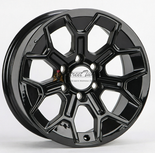 картинка Диски TRD Pro R17 8J ET5 6X139.7  Black магазин  StreetTuning 