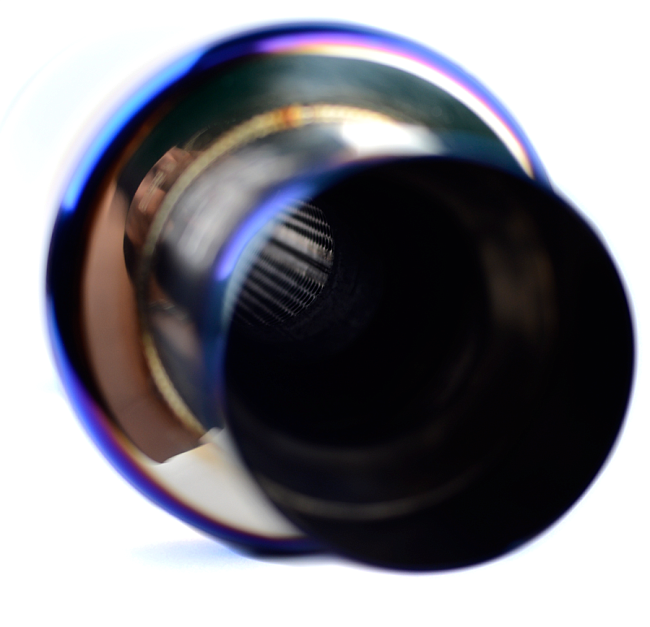 картинка Прямоточная банка HKS Style серии Jasma, с напылением D - 63 x 101 мм L - 560 мм магазин  StreetTuning 