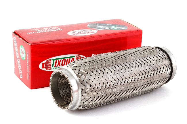 картинка Гофра глушителя Tixona (сталь 304 трехслойная) 50*200 магазин  StreetTuning 