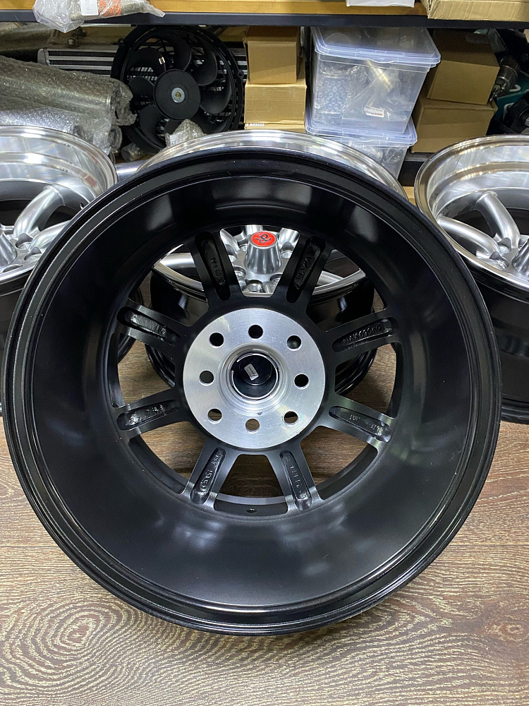 картинка Новые диски Watanabe RS R15 J9 ET(-13) 4X100/4X114.3 Темное серебро от магазина  StreetTuning