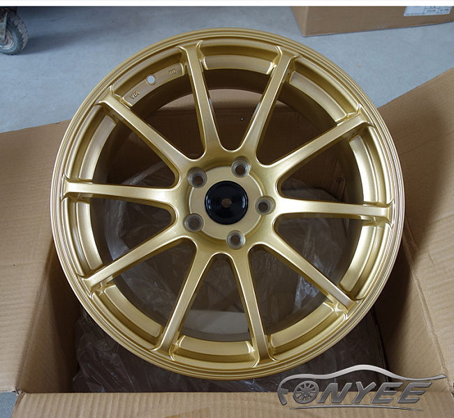 картинка Новые диски Advan RS R18 5x114,3 ET35 J9 золото магазин  StreetTuning 