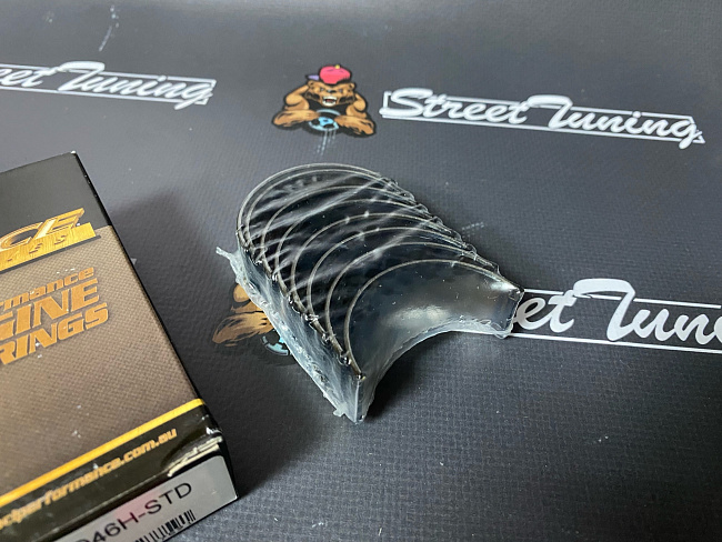 картинка Шатунные вкладыши ACL для Honda B18A1/B1 B16 B16A2 B20B (Стандартный размер) магазин  StreetTuning 