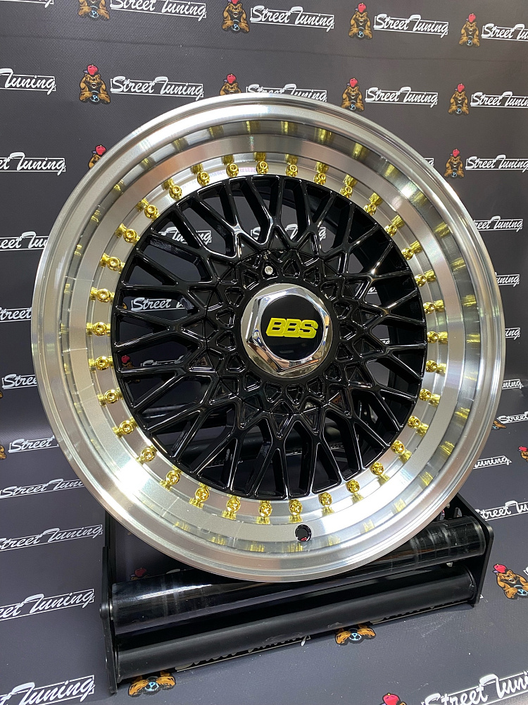 картинка Новые диски BBS RS R16 J7.5 ET30 4x100/114,3 Black + Silver от магазина  StreetTuning