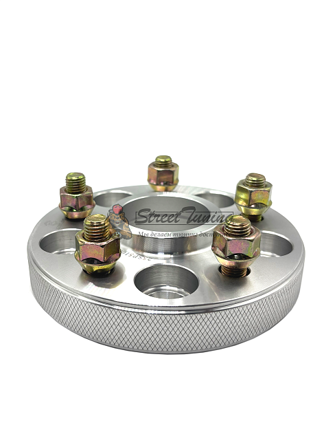 картинка Проставка Starleks 25 мм 5x108 12x1.5 цо 63,4 Silver магазин  StreetTuning 