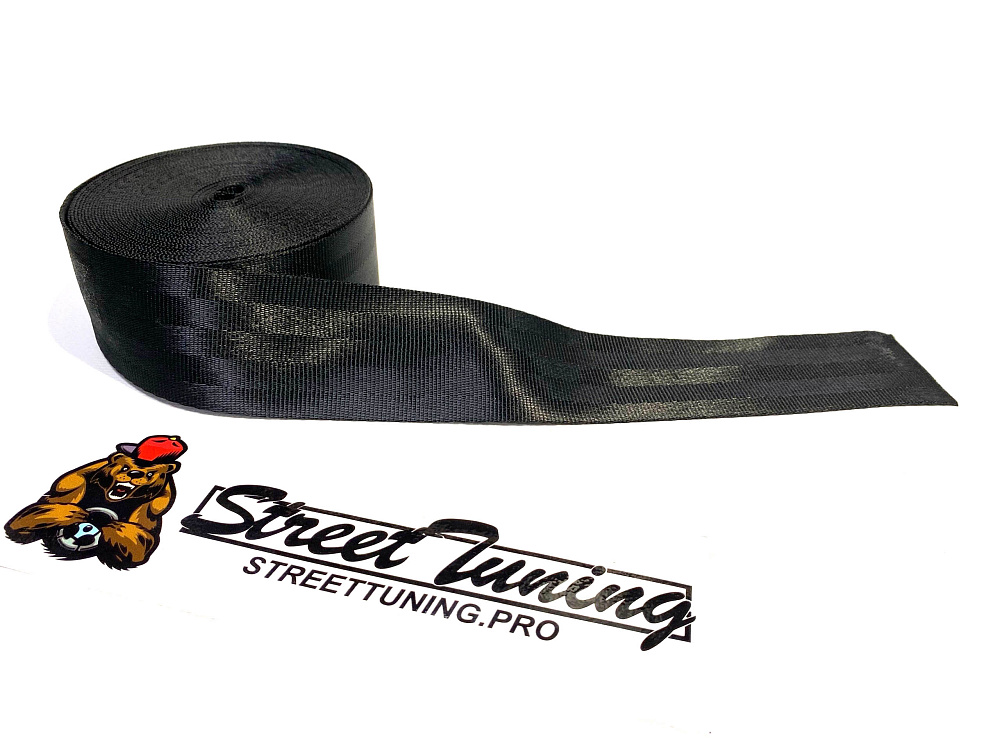 картинка Лента для ремней безопасности Epman, черная, 10 метров. от магазина  StreetTuning