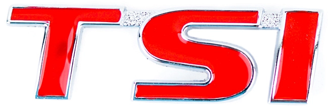 картинка Шильдик в решетку радиатора с логотипом "TSI" магазин  StreetTuning 