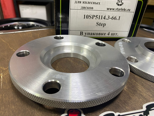 картинка Проставка Starleks 10 мм 5x114.3  цо 66.1 - РФ магазин  StreetTuning 