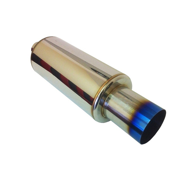 картинка Прямоточная банка HKS Style серии Jasma, D - 63 x 89 мм с напылением магазин  StreetTuning 