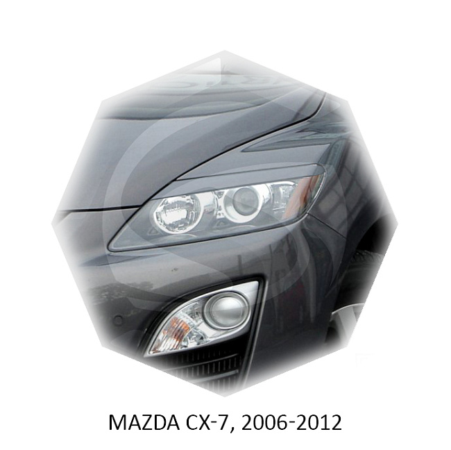 картинка Реснички на фары для  MAZDA CX-7 2006-2012г магазин  StreetTuning 