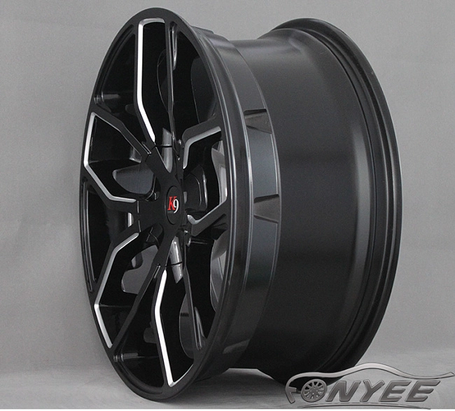 картинка Новые диски K9 E29 R24 6х135/139,7 ET30 J10 черный + серебро магазин  StreetTuning 