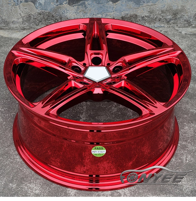 картинка Новые диски AC schnitzer AC1 R18 5X120 ET35 J8 красный хром магазин  StreetTuning 