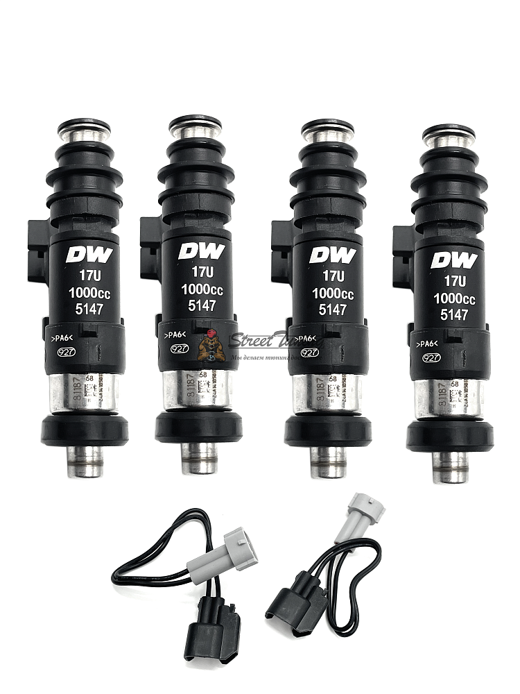 картинка DeatschWerks форсунки топливные Subaru WRX 2002-2014 1000c.c 11мм верхняя загрузка от магазина  StreetTuning