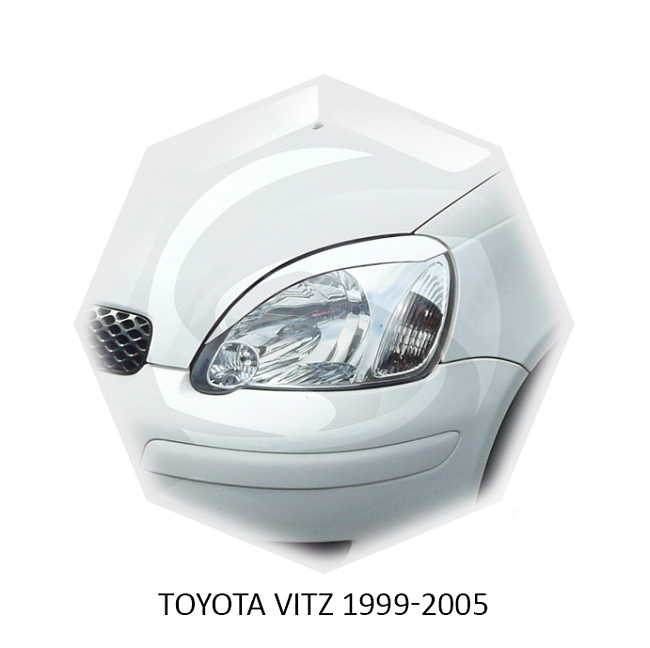 картинка Реснички на фары для  TOYOTA VITZ  1999-2005г магазин  StreetTuning 
