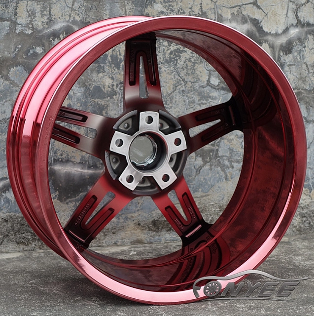 картинка Новые диски AC schnitzer AC1 R18 5X120 ET35 J8 красный хром магазин  StreetTuning 