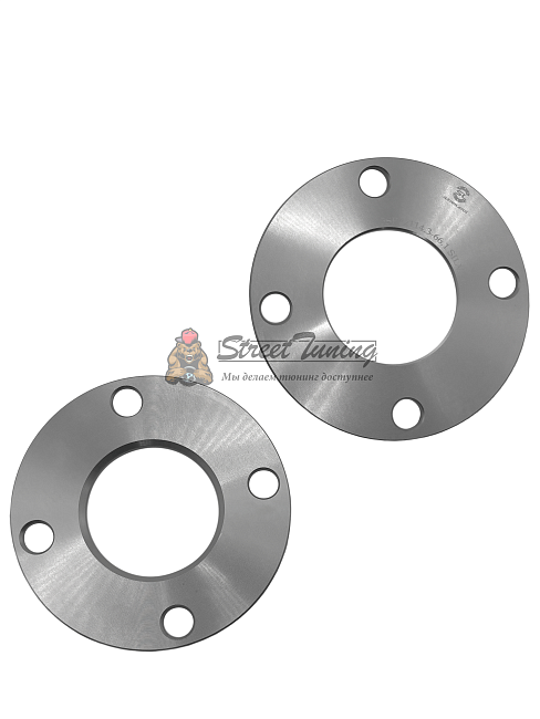 картинка Проставка Starleks 5 мм 4x114.3 цо 66.1 сквозная Silver магазин  StreetTuning 