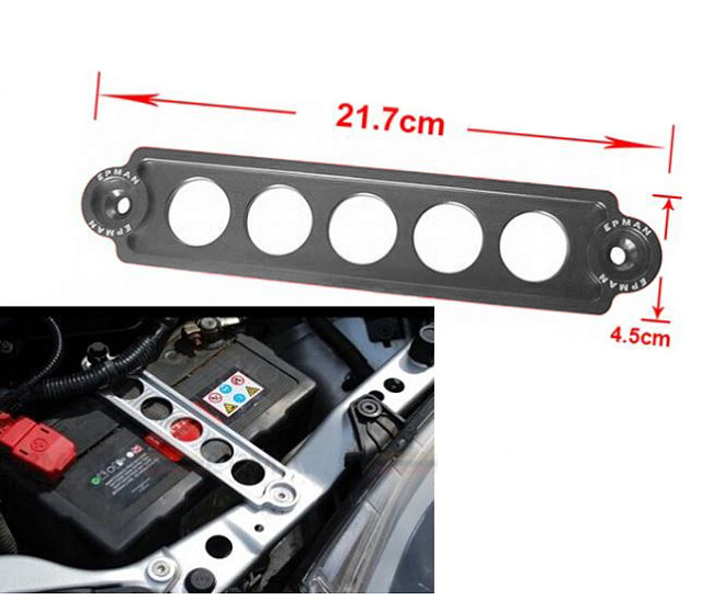 картинка Крепеж для аккумулятора Epman, серый L-215 мм магазин  StreetTuning 