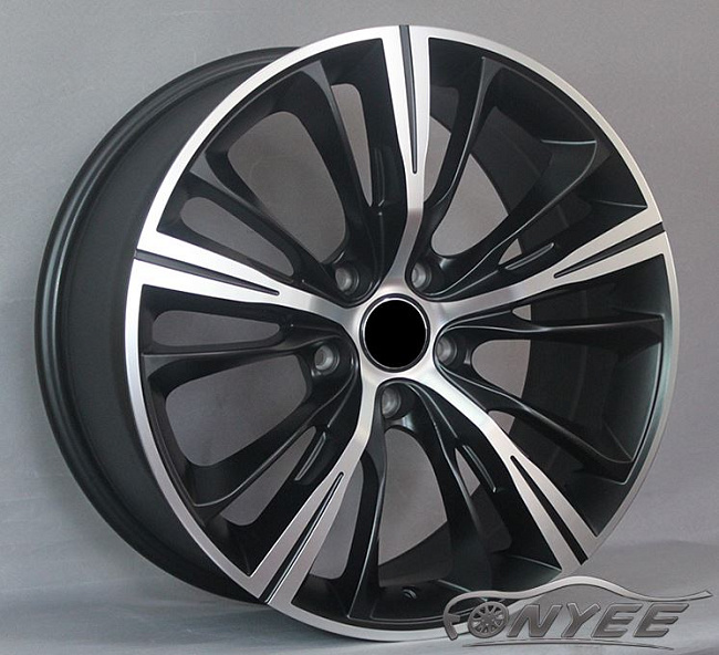 картинка Новые диски BMW Series 660 R19 5x120 ET33 J9,5 Черный мат + серебро магазин  StreetTuning 