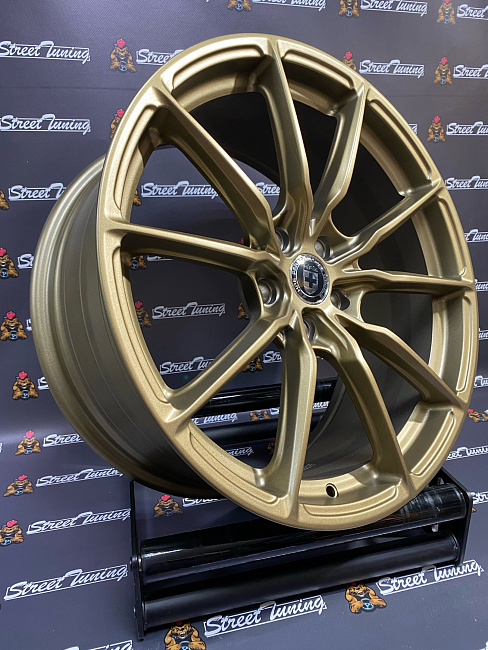 картинка Новые диски HRE DQ015 Flow Forming R19 J8.5 ET35 5x114.3 Bronze Mat магазин  StreetTuning 