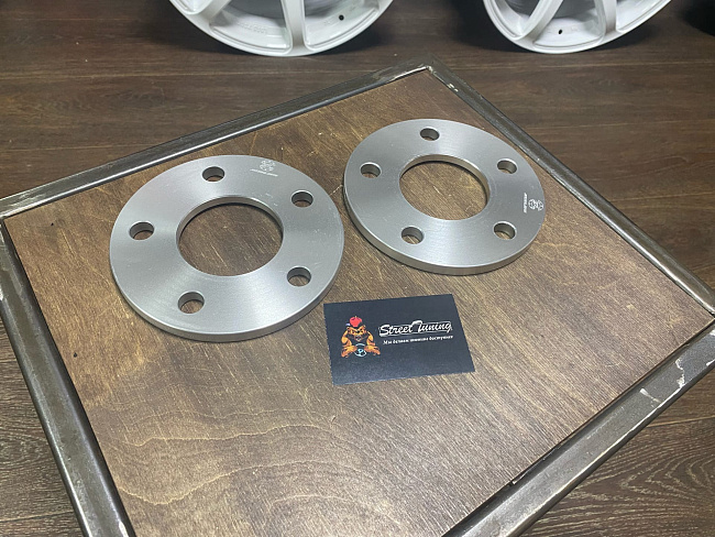 картинка Проставка Starleks 10 мм 5x112  цо 66.6 без бортика - Silver магазин  StreetTuning 