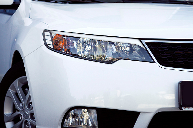 картинка Kia Cerato Forte 2008—2013 Накладки на передние фары (реснички) компл.-2 шт. магазин  StreetTuning 