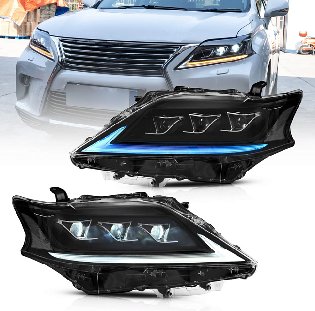 картинка Передние светодиодные фары VLAND для TLexus RX300 RX350 RX450H магазин  StreetTuning 